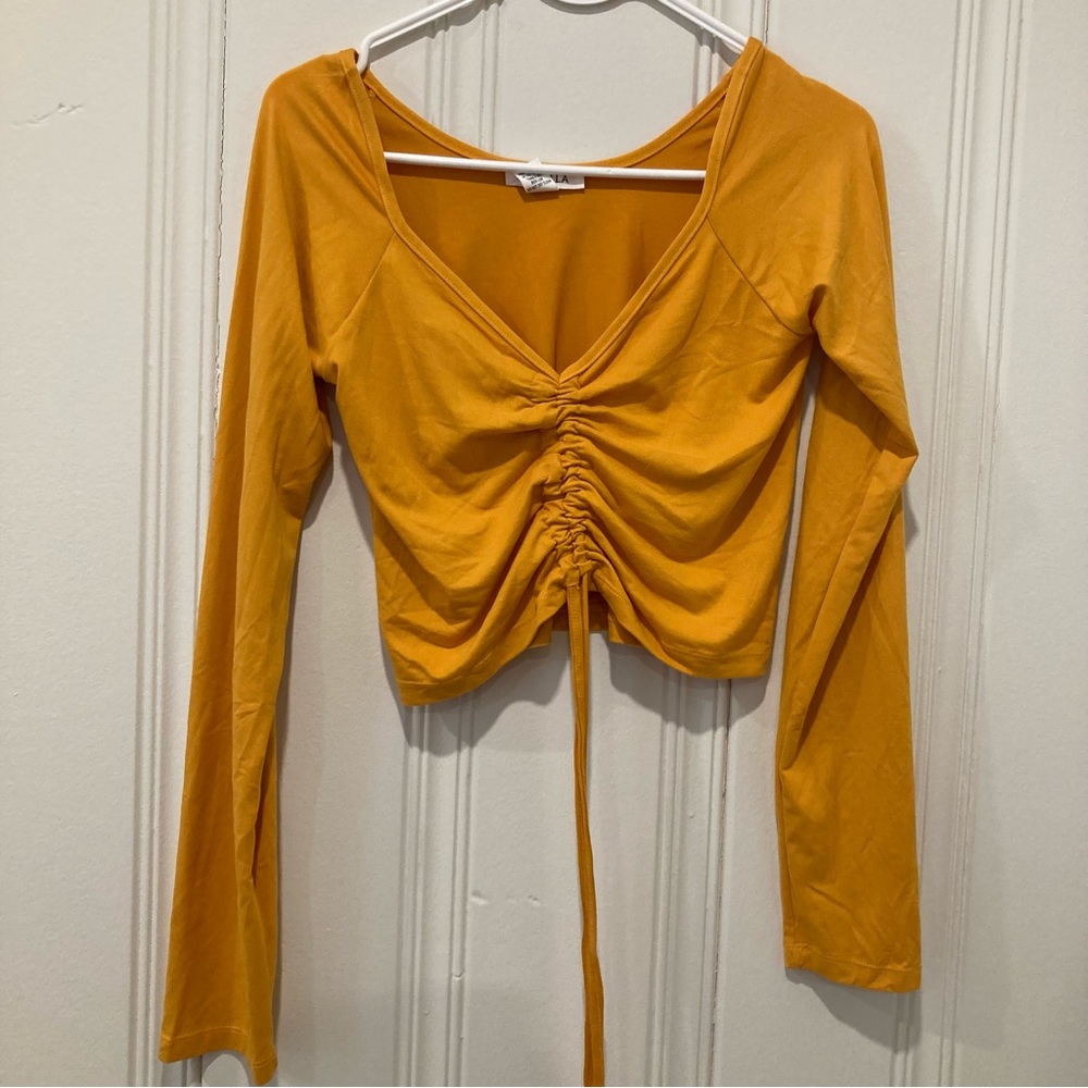 Longsleeve crop top
